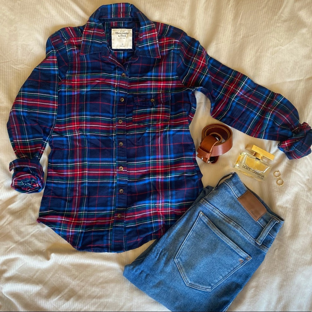 Abercrombie & Fitch Soft, Fitted Flannel